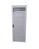Porta Palheta com um basculante 2,10x0,80 Alumínio branco L25