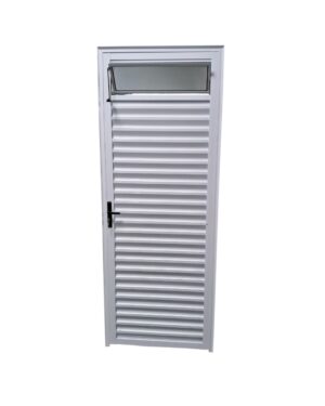 Porta Palheta com um basculante 2,10x0,80 Alumínio branco L25