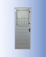 Porta Social 2,10x0,80 Alumínio Branca linha25