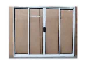 Vitro 04 folhas 1,00 x 1,20 Alumínio L18 Branco Sem grade