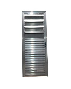 Porta Basculante 2,10x0,80 Alumínio Brilhante L25