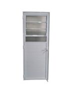 Porta lambril 2,10x0,80 branca com basculante linha 25