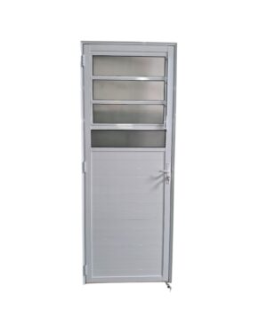 Porta lambril 2,10x0,80 branca com basculante linha 25
