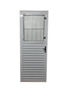 Porta Social 2,10x0,80 Alumínio Branca linha25